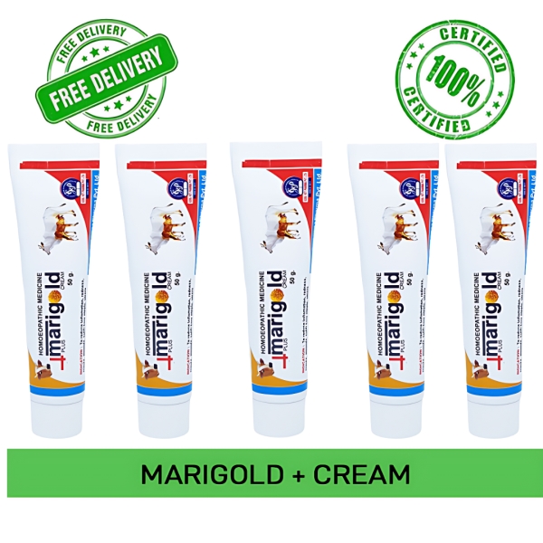 Marigold-Cream-To-reduce-Inflammation,-cracks,-wounds-(Pack-of-5)-Dr-Goels